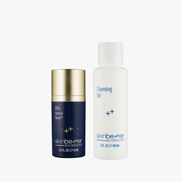Two skincare products from skinbetter science on a white background