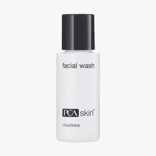 PCA Skin facial wash bottle on a white background